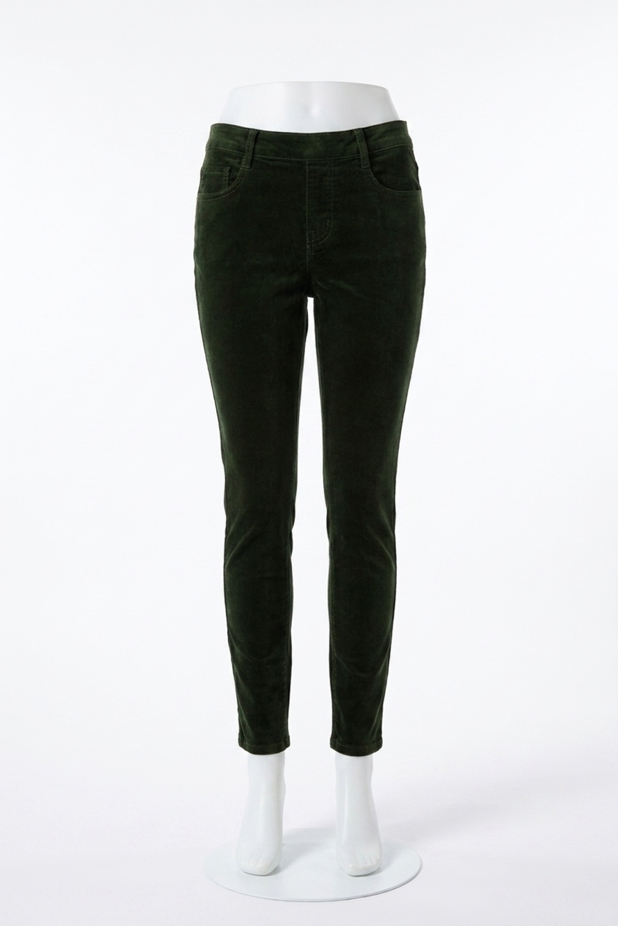 NEW TRIBAL audrey slim ankle pants in spruce